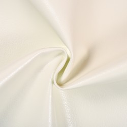 Ткань Дерматин (Кожзам) для мебели, цвет Белый (на отрез)  в Орске