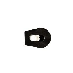 Зажим для шнура 4 мм KL цвет Чёрный + Белый (поштучно)  в Орске