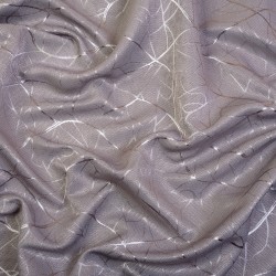 Ткань Блэкаут для штор светозатемняющая 75% &quot;Ледовое тиснение  Серый&quot;   в Орске