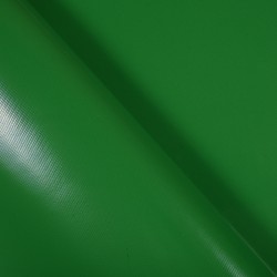 Ткань ПВХ 450 гр/м2, Зелёный (Ширина 160см), на отрез  в Орске