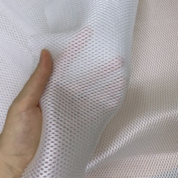 Сетка 3D трехслойная Air mesh 160 гр/м2, цвет Белый (на отрез)  в Орске