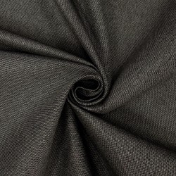 Ткань Рогожка (мебельная), цвет Тёмно-Серый (на отрез)  в Орске