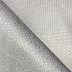 Ткань Оксфорд 300D PU Рип-Стоп СОТЫ, цвет Светло-Серый (на отрез)  в Орске