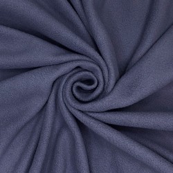 Ткань Флис Односторонний 130 гр/м2, цвет Темно-серый (на отрез)  в Орске