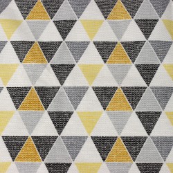 Интерьерная ткань Дак (DUCK), принт &quot;Малые Треугольники&quot; (на отрез)  в Орске