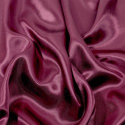 Ткань Атлас-сатин, цвет Бордовый (на отрез)  в Орске
