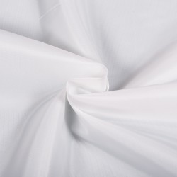 Ткань подкладочная Таффета 190Т, цвет Белый (на отрез)  в Орске
