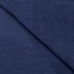 Ткань Флис Двусторонний 280 гр/м2, цвет Темно-Синий (на отрез)  в Орске