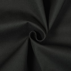 Ткань Канвас 35/65, цвет Черный (на отрез)  в Орске