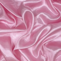 Ткань Атлас-сатин, цвет Розовый (на отрез)  в Орске