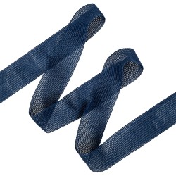 Окантовочная лента-бейка, цвет Синий 22мм (на отрез)  в Орске
