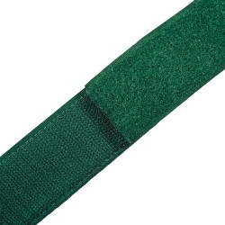 Контактная лента 40мм (38мм) цвет Зелёный (велькро-липучка, на отрез)  в Орске