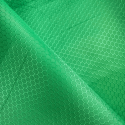 Ткань Оксфорд 300D PU Рип-Стоп СОТЫ, цвет Зелёный (на отрез)  в Орске