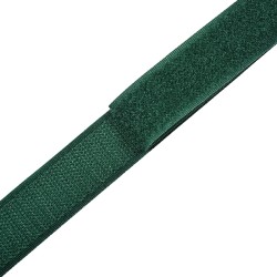 Контактная лента 25мм цвет Зелёный (велькро-липучка, на отрез)  в Орске
