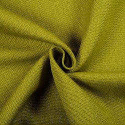 Ткань Рогожка (мебельная), цвет Зелёный (на отрез)  в Орске