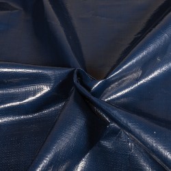 Тентовое полотно Тарпаулин 180 г/м2, Темно-Синий (на отрез)  в Орске