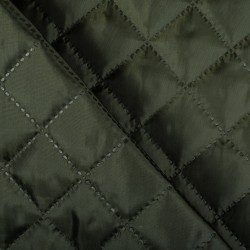Стеганая подкладочная ткань с синтепоном (100гр/м2), цвет Хаки (на отрез)  в Орске