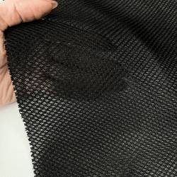 Сетка 3D трехслойная Air mesh 165 гр/м2, цвет Черный (на отрез)  в Орске